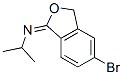 2-Propanamine,  N-(5-bromo-1(3H)-isobenzofuranylidene)- Struktur