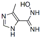 1H-Imidazole-5-carboximidamide,  N-hydroxy-4-methyl- Struktur