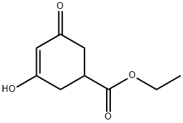 ethyl 3-hydroxy-5-oxo-3-cyclohexene-1-carboxylate Struktur