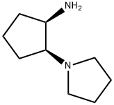 TRANS-2-(PYRROLIDIN-1-YL)CYCLOPENTANAMINE Struktur