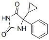 5-cyclopropyl-5-phenyl-imidazolidine-2,4-dione Struktur