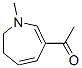 Ethanone, 1-(6,7-dihydro-1-methyl-1H-azepin-3-yl)- (9CI) Struktur