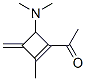 Ethanone, 1-[4-(dimethylamino)-2-methyl-3-methylene-1-cyclobuten-1-yl]- Struktur