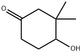 4-hydroxy-3,3-diMethylcyclohexanone Struktur