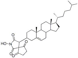 cholesterylsuccinyl-N-hydroxysuccinimide Struktur