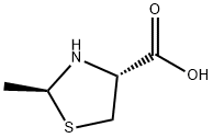 4-Thiazolidinecarboxylicacid,2-methyl-,(2S,4R)-(9CI) Struktur