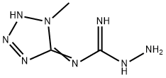 Guanidine,  1-amino-3-(1-methyl-1H-tetrazol-5-yl)-  (7CI) Struktur