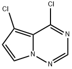 4,5-Dichloropyrrolo[2,1-f][1,2,4]triazine Struktur