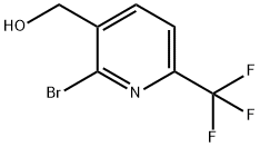 (2-Bromo-6-trifluoromethyl-pyridin-3-yl)-methanol Struktur