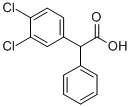 2-(3,4-DICHLOROPHENYL)-2-PHENYLACETIC ACID Struktur