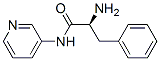 Benzenepropanamide, alpha-amino-N-3-pyridinyl-, (S)- Struktur