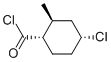 Cyclohexanecarbonyl chloride, 4-chloro-2-methyl-, (1alpha,2beta,4alpha)- (9CI) Struktur