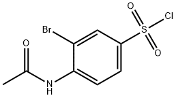 Benzenesulfonyl chloride, 4-(acetylamino)-3-bromo- Struktur