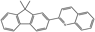 QUINOLINE, 2-(9,9-DIMETHYL-9H-FLUOREN-2-YL)- Struktur