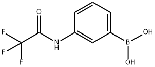 3-(2,2,2-TRIFLUOROACETAMIDO)BENZENEBORONIC ACID Struktur