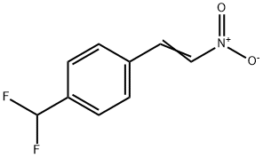 BENZENE, 1-(DIFLUOROMETHYL)-4-(2-NITROETHENYL)- Struktur