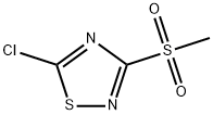 5-CHLORO-3-METHYLSULFONYL-1,2,4-THIADIAZOLE Struktur