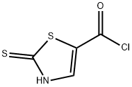 5-Thiazolecarbonyl chloride, 2-mercapto- (7CI) Struktur