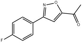 5-ACETYL-3(4-FLUOROPHENYL)-ISOXAZOLE Struktur