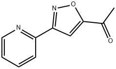 5-ACETYL-3(2-PYRIDYL)-ISOXAZOLE Struktur