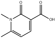 1,6-dimethyl-2-oxo-1,2-dihydropyridine-3-carboxylic acid(SALTDATA: FREE) Struktur