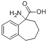 5-AMINO-6,7,8,9-TETRAHYDRO-5H-BENZOCYCLOHEPTENE-5-CARBOXYLIC ACID Struktur