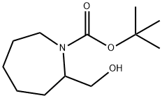 1-BOC-2-HYDROXYMETHYLAZEPANE Struktur