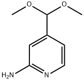 4-Dimethoxymethyl-pyridin-2-ylamine Struktur