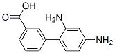 3-(2,4-Diaminophenyl)benzoic acid Struktur