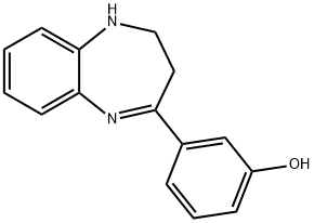 3-(4,5-DIHYDRO-3H-BENZO[B][1,4]DIAZEPIN-2-YL)-PHENOL Struktur