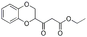 Ethyl 3-(1,4-Benzodioxan-2-yl)-3-oxopropanoate Struktur