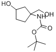 (3-HYDROXY-1-HYDROXYMETHYL-CYCLOPENTYL)-CARBAMIC ACID TERT-BUTYL ESTER Struktur