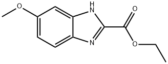 5-METHOXY-1H-BENZOIMIDAZOLE-2-CARBOXYLIC ACID ETHYL ESTER Struktur