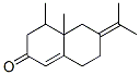 4,4a-dimethyl-6-propan-2-ylidene-4,5,7,8-tetrahydro-3H-naphthalen-2-on e Struktur