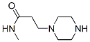 1-Piperazinepropanamide,N-methyl-(9CI) Struktur