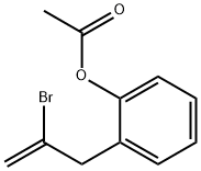 3-(2-ACETOXYPHENYL)-2-BROMO-1-PROPENE Struktur