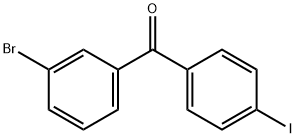 3-BROMO-4'-IODOBENZOPHENONE Struktur