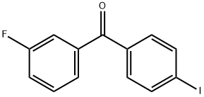 3-FLUORO-4'-IODOBENZOPHENONE Struktur