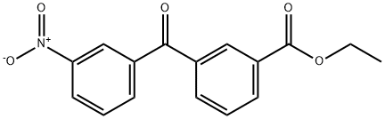 3-ETHOXYCARBONYL-3'-NITROBENZOPHENONE Struktur