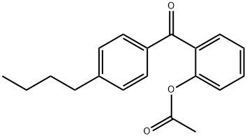 2-ACETOXY-4'-BUTYLBENZOPHENONE Struktur