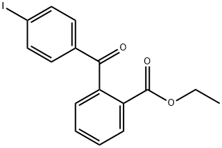 2-ETHOXYCARBONYL-4'-IODOBENZOPHENONE Struktur