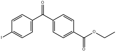 4-ETHOXYCARBONYL-4'-IODOBENZOPHENONE Struktur