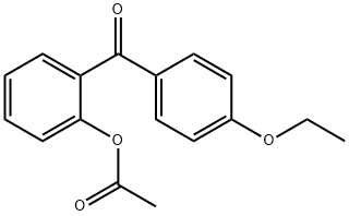 2-ACETOXY-4'-ETHOXYBENZOPHENONE Struktur