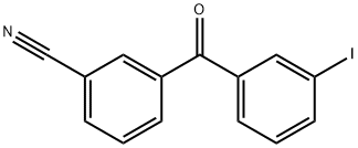 3-CYANO-3'-IODOBENZOPHENONE Structure