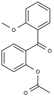 2-ACETOXY-2'-METHOXYBENZOPHENONE Struktur