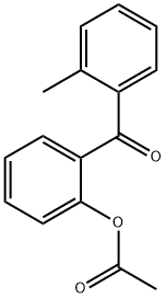 2-ACETOXY-2'-METHYLBENZOPHENONE Struktur