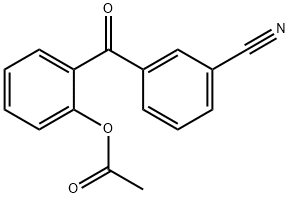 2-ACETOXY-3'-CYANOBENZOPHENONE Struktur