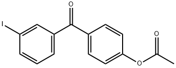 4-ACETOXY-3'-IODOBENZOPHENONE Struktur