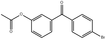 3-ACETOXY-4'-BROMOBENZOPHENONE Struktur