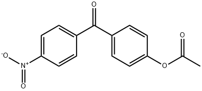 4-ACETOXY-4'-NITROBENZOPHENONE Struktur